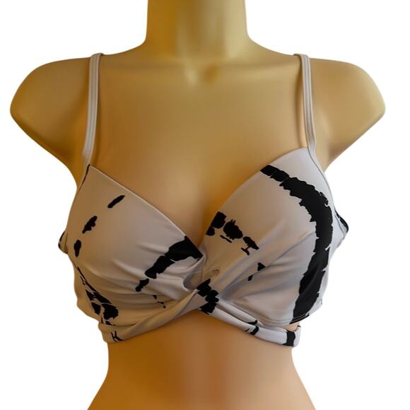 SHEIN White & Black Bikini New Without Tags Size Large - Picture 2 of 9